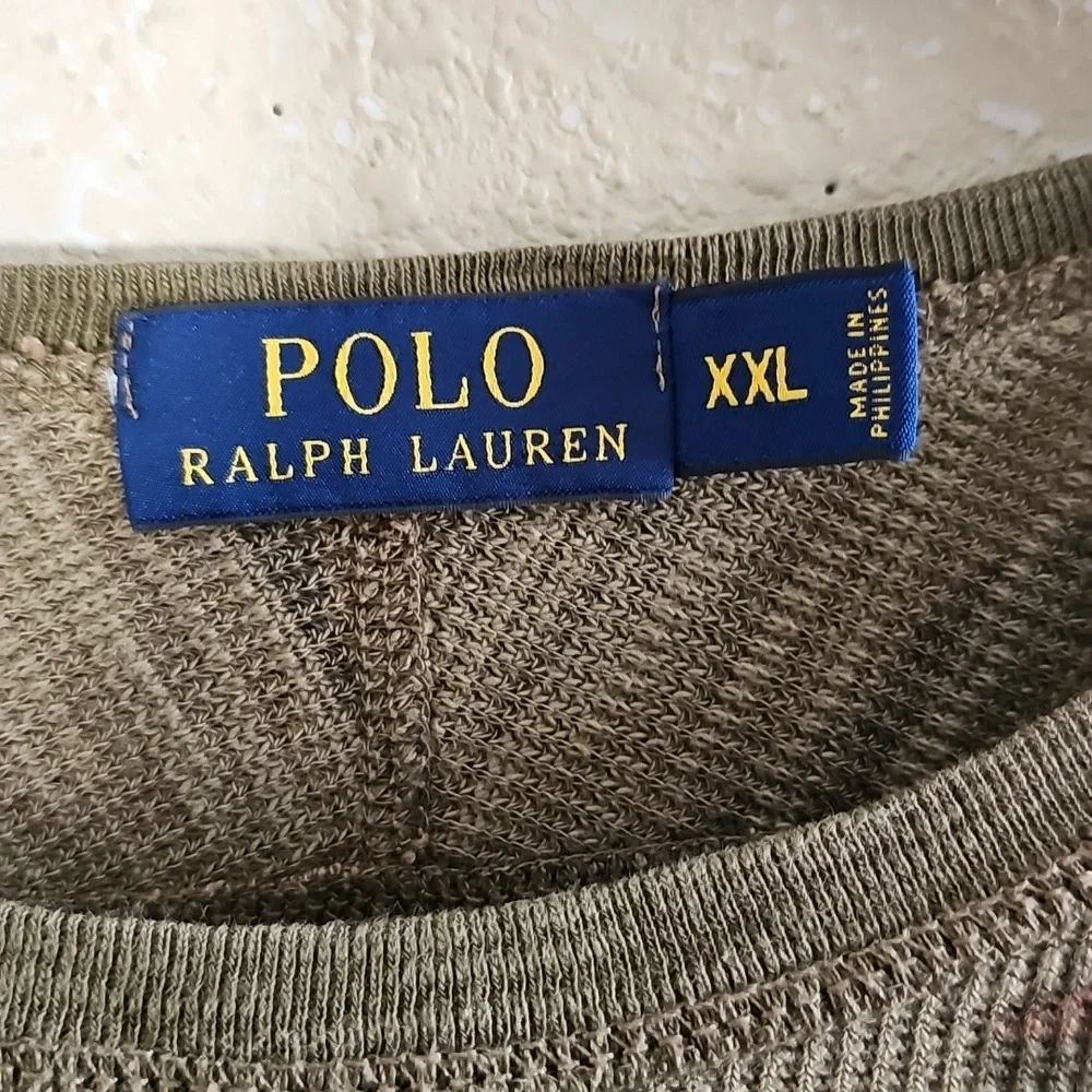 Polo by Ralph Lauren Men's Camouflage Long Sleeve Shirt.